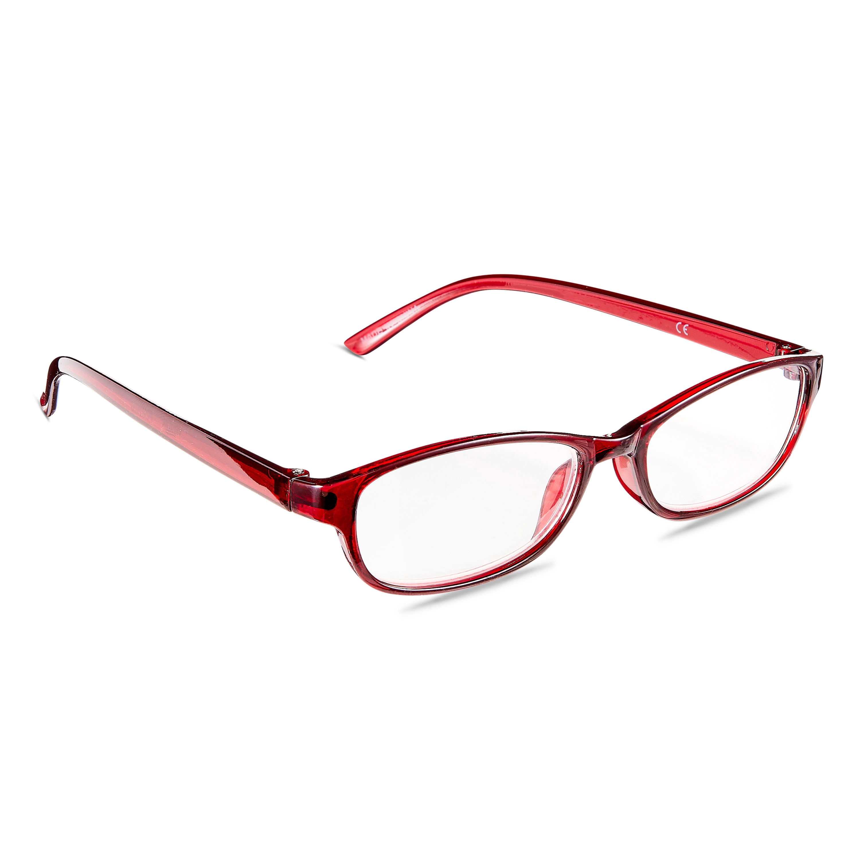 (2 pack) Equate Women's Rectangular Reading Glasses, Black/Wine/Tortoise, +1.25, 3 Pack