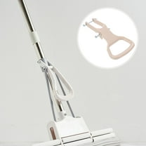 RUNROTOO 1Pack Mop Handle For Household Cleaning And Foldable Khaki