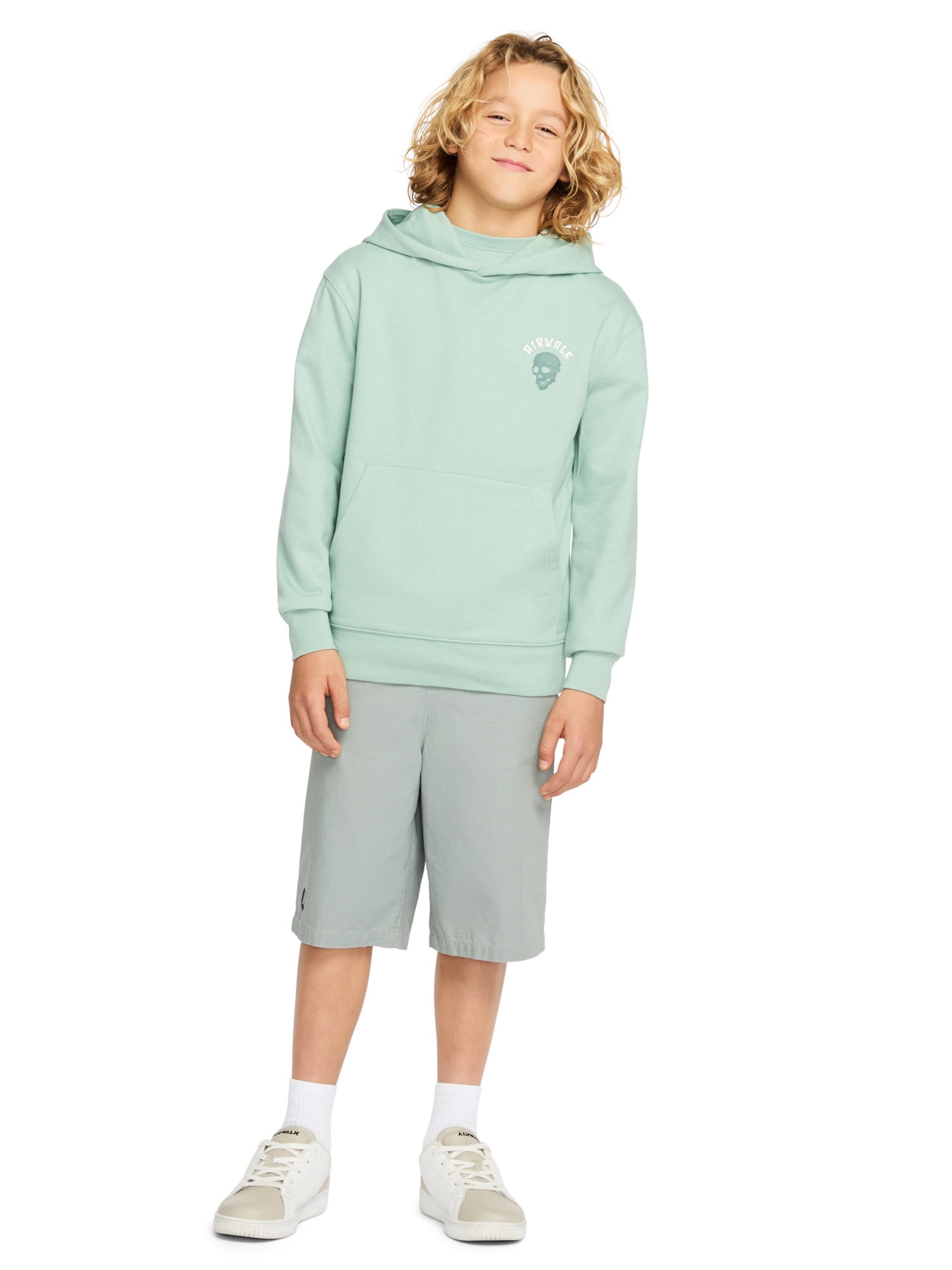 Airwalk Big Boys French Terry Hooded Sweatshirt, Sizes 8-20