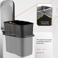 thumbnail image 3 of keepw Space Tidy 6L Capacity Soft-close Hide Garbage Bag Neat Look Smooth Inner Basket Matte Black, 3 of 6