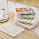 thumbnail image 5 of Caja de almacenamiento de carne para albóndigas de comida de 4 capas con tapa, soporte para contenedor a prueba de fugas, 5 of 5