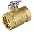 thumbnail image 2 of Válvula De Con Manija Roscada Interna Interna de material acero Inoxidable NPT De 3/4 " DYNWAVEMX Válvula de bola roscada de latón, 2 of 6