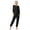 Black, variant on Women's Dementia Clothing Alzheimers Elderly Anti-Strip Jumpsuit Long Sleeve Nursing Rompers Grey S
