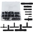thumbnail image 1 of 113Pcs Vacuum Connector Kit, Barbed Fittings Line Assortment, 12 Sizes Automotive Tubing Tee Connectors, 1 of 5