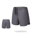 thumbnail image 4 of MOJOGO Men's Training Shorts Lightweight Quick Dry Athletic Workout Shorts Work Running Shorts with Rear Zipper Phone Pocket M, 4 of 9