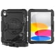 thumbnail image 1 of Funda TEKKU StrapB uso rudo para iPad Air 5 Air 4 Pro 11 Negra A2589 A2316 A2324 A2325 A2072, 1 of 10