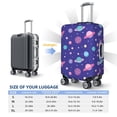 thumbnail image 4 of Gukieu Space Print Suitcase Protective Cover, Elastic Zipper Buckle Suitcase Protective Cover, Suitable for Travel, Business Trip-Large, 4 of 7