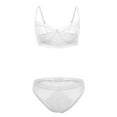 thumbnail image 6 of HUPOM Plus Size Underwear Panties High Waist Casual None Elastic Waist White XL, 6 of 9