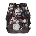 thumbnail image 4 of Harley Quinn Joker Laptop Backpack Daypack Large Capacity Multipurpose Travel Bags Lightweight Satchel Rucksack, 4 of 6