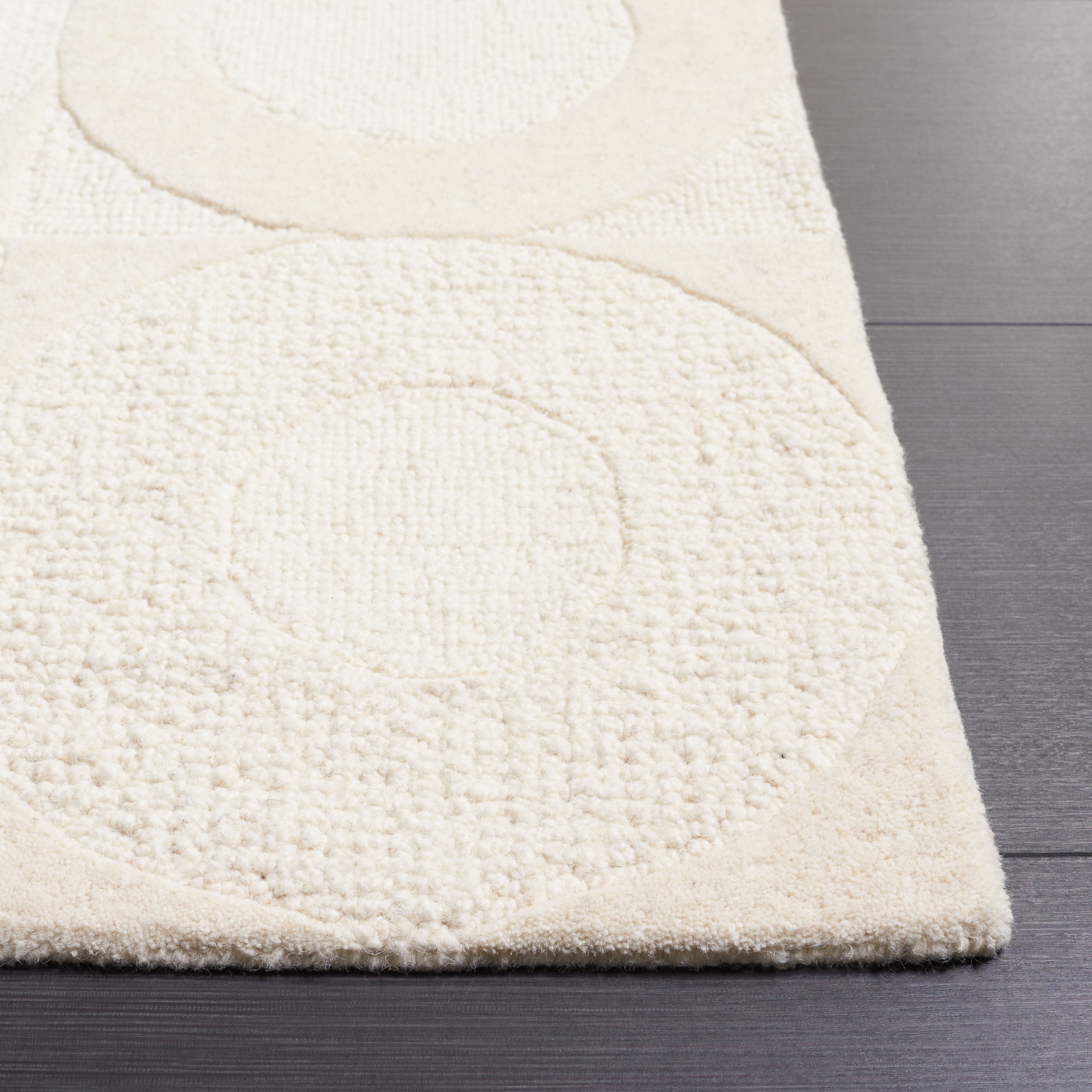 SAFAVIEH Soho Franklin Abstract Area Rug, Beige/Ivory, 4' x 6'