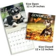 thumbnail image 3 of Calendario de Pared 2025-2026, Calendario de Pared Schnauzer, Abierto de 12" x 24", Organizador de Calendario Familiar con Imágenes de Schnauzer, para los Amantes de los Perros, 3 of 6