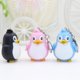 thumbnail image 4 of 2 uds, llaveros de pingüino azul cielo, llavero luminoso LED, llavero de sonido, llave brillante, decoración, adornos artesanales, regalo, 4 of 5