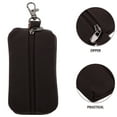 thumbnail image 3 of FUEENIRVA Key Case Wallet Small Pouch with Key Ring Unisex Design for Daily Use 1Pack 4.72X3.00X0.39in, 3 of 7