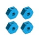 thumbnail image 4 of Buje de accionamiento hexagonal de rueda de aluminio, 4 piezas 1/10 Rueda RC Rueda RC Bujes hexagonales Tuerca Accesorio RC Estándares líderes en la industria, 4 of 8