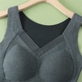 thumbnail image 4 of Hurxie Women's Tank Tops Sleeveless Underwear Camisole Base with Built in Bra,1 Piece Gray ,M, 4 of 5