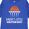 thumbnail image 4 of Inktastic Daddys Little Basketball Buddy Boys Boys Long Sleeve Toddler T-Shirt, 4 of 5