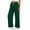 Green sweatpants women casual, variant on Nfurl Straight Leg Sweatpants for Women Pockets Elastic Waist Drawstring Workout Casual Pants High Waisted Lounge Pants Trousers Women's Sweatpant Green,M