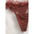 thumbnail image 5 of Brown Lingerie Set Ruffle Mesh, 5 of 5
