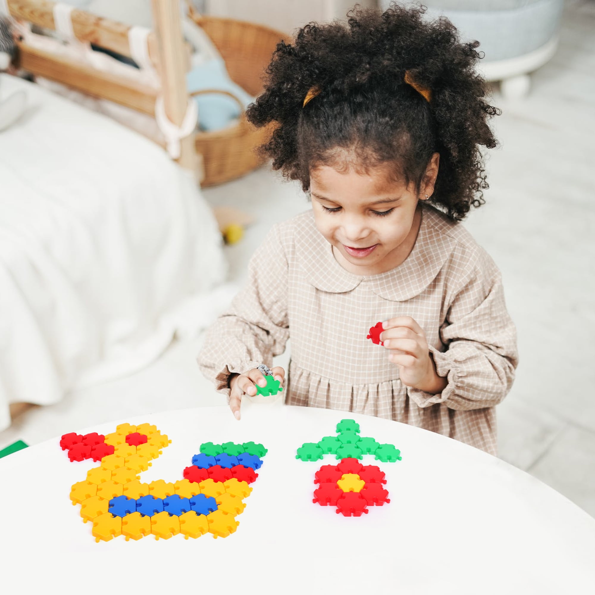 Play Build Baby Toys and Toddler Toys, Fun Snaps Connecting Toy, Connecting Blocks for kids, Fine Motor Skills, Play and Learn, Educational STEM Toy, Ages 3+