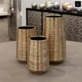 thumbnail image 5 of Lynde Combed Electroplated Metallic Vase, 5 of 7