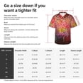 thumbnail image 4 of Fotbe Fireworks Hawaiian Shirt for Men Unisex Summer Beach Casual Short Sleeve Cotton Linen Button Down Shirts-XX-Large, 4 of 5