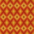 thumbnail image 1 of Ahgly Tapis de Zone Carré Transitionnel Néon Orange Lavable en Machine, 5 Pieds Carré, 1 of 7