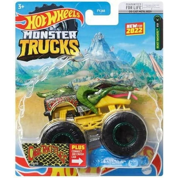 Hot Wheels Leading Legends Car and Truck Play Vehicles, Blue 2 Count