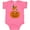 Hot Pink, variant on Inktastic Halloween Chihuahua Pumpkin Boys or Girls Baby Bodysuit