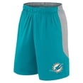 thumbnail image 2 of Men's Fanatics Aqua Miami Dolphins Big & Tall Team Logo Shorts, 2 of 3