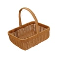 thumbnail image 2 of Cesta de picnic de imitación de ratán, cesta de compras de granja para dulces, frutas y bodas S, 2 of 8