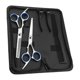 thumbnail image 3 of 1 juego/6 piezas tijeras de peluquería corte de dientes peine de corte recto pinza para el cabello herramientas de peinado accesorios de peluquería con bolsa de almacenamiento para peluquero, 3 of 5