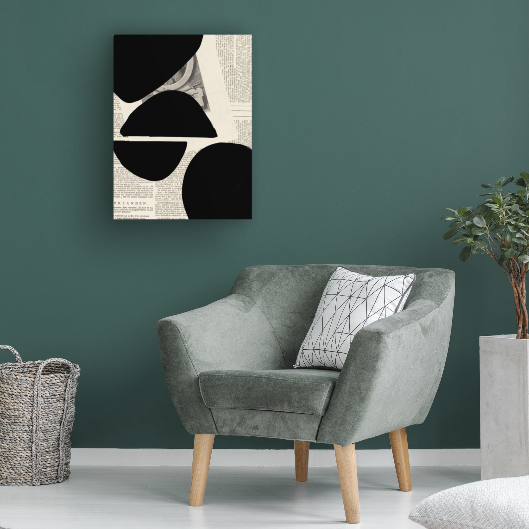 Trademark Fine Art Yopie Studio Abstract Paper VIII Canvas Wall Art