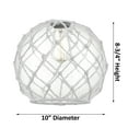 thumbnail image 2 of Innovations Lighting - Farmhouse Rope - 1 Light Semi-Flush Mount In Industrial, 2 of 2
