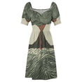 thumbnail image 4 of Volcano Woodcut Sleeveless Dress evening dress ladies elegant evening dresses for women 2024, 4 of 6