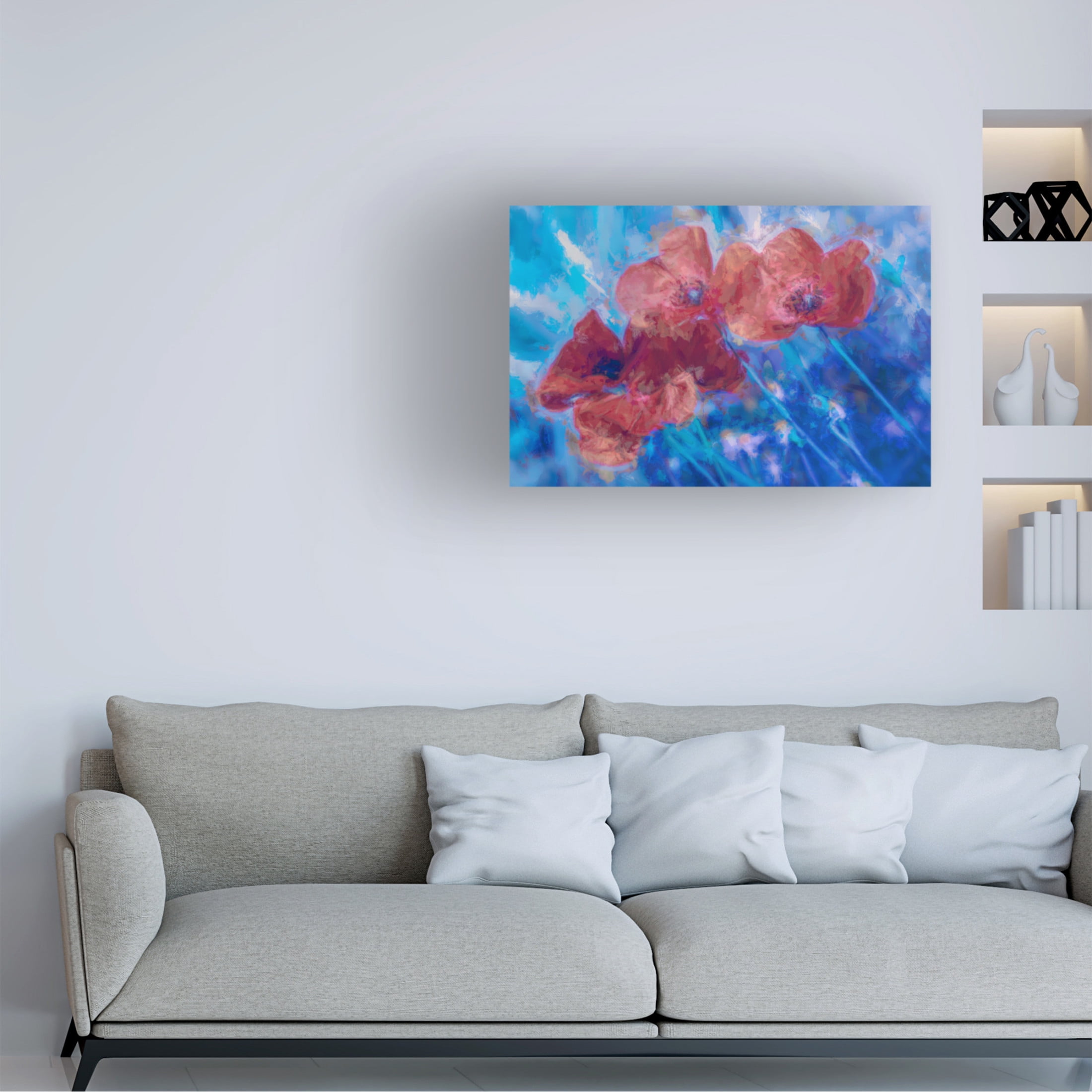 Trademark Fine Art Cicek Kiral Impressions of Spring Canvas Wall Art