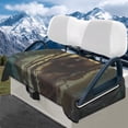 thumbnail image 2 of Aplkyhs Universal Golf Cart Seat Covers Lightweight Golf Blanket Fits for EZGO Club Car and More 2 Person Seats Golf Carts Stretchable Forest Savage, 2 of 7