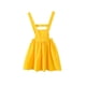 thumbnail image 4 of Falda de tirantes de color liso para niños con cintura elástica, informal y cómoda, de poliéster para adultos., 4 of 6