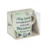 Evergreen Cypress Home Ceramic Cup and Sock Gift set 12oz Celtic Memories