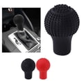 thumbnail image 5 of Car Gear Shift Knob Cover Silicone Universal Round Manual Shifter Handbrake Knob Non-slip Cover Interior Parts, 5 of 5