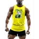 thumbnail image 3 of Chaleco deportivo de secado rápido para entrenamiento al aire libre, moda, ropa cómoda, para las cuatro estaciones, estampado informal, para correr, con cuello redondo, para hombre, 3 of 5