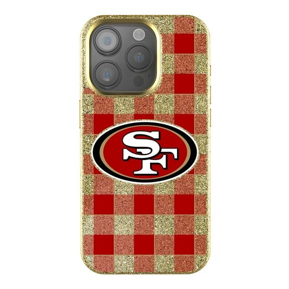Keyscaper San Francisco 49ers Plaid Bling iPhone Case