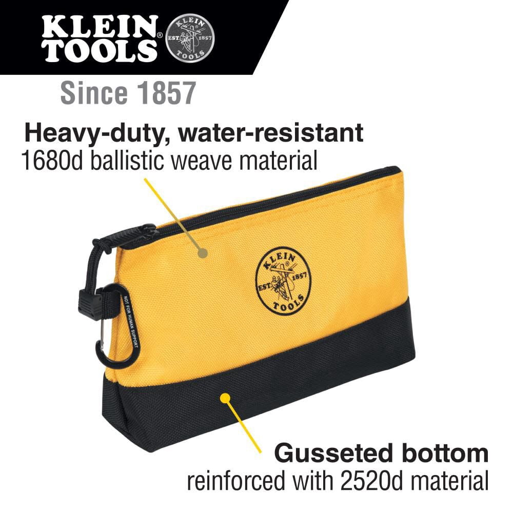 Klein Tools Stand-Up Zipper Bags 5Pk
