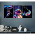 thumbnail image 3 of 3pcs Basketball Graffiti Canvas Wall Art Retro Abstract Graffiti Teen Wall Decor Pictures Basketball Court Sneakers Posters Prints Paintings for Teen Boys Living Room Bedroom（Only canvas）, 3 of 6