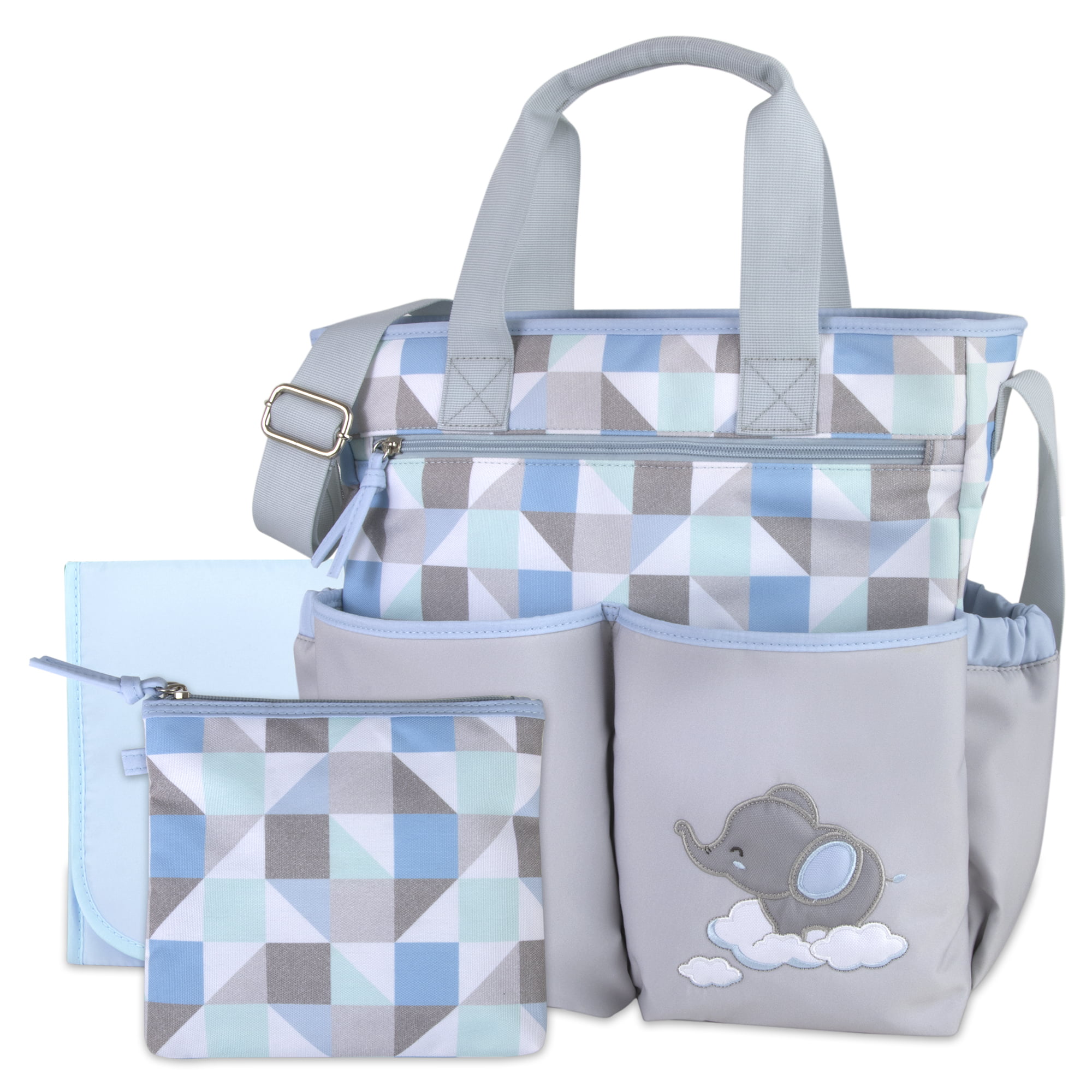 Baby Essentials Changing Pad Included Large Capacity Tote Diaper Bags ...