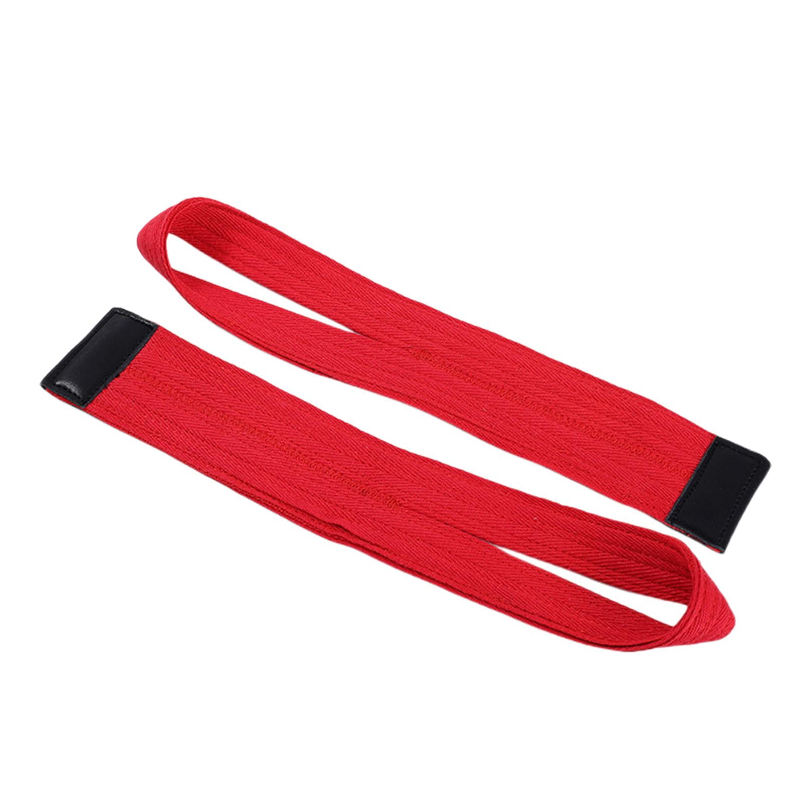 harayaa 4xWeight Lifting Straps Fitness Accessories for Weightlifting Red 4 Pcs
