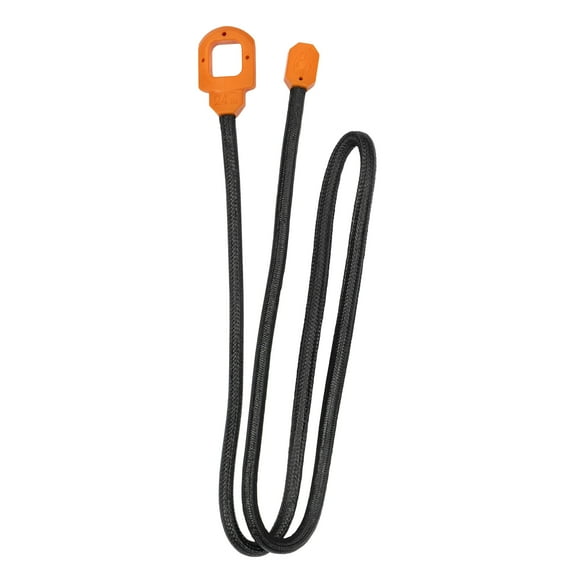 SmartStraps Twisted Goat Cinch Ties, 24", Reusable Bendable Steel with Tension Loop, 2-Pack, Orange
