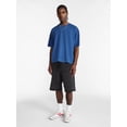 thumbnail image 2 of No Boundaries Cotton Oversized Cropped Tee with Short Sleeves, Men's and Big Men's XS-5XL, 2 of 5