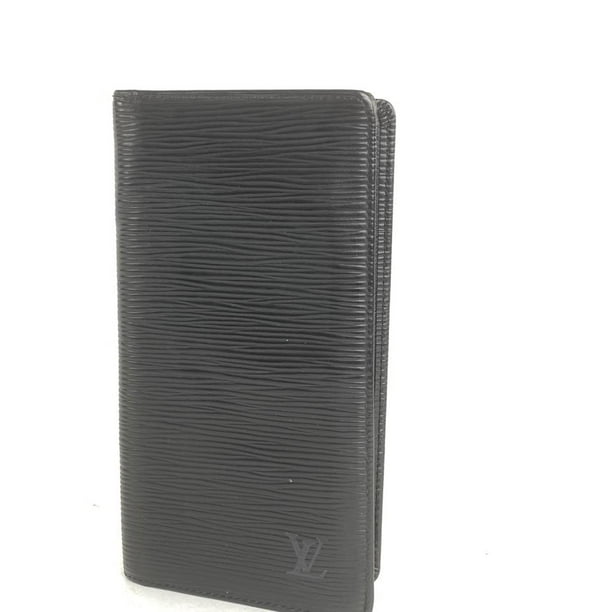 Louis Vuitton Black Noir Long Bifold Card Brazza 4la520 - Walmart.com