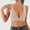 Khaki, variant on KIHOUT Women's Soft Breathe Bra Beauty Back With No Marks,Deep V,No Steel Ring Bra