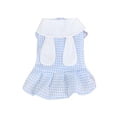 thumbnail image 2 of NIBOLOG Pet Dress Breathable Exquisite Workmanship Polyester Grid Pattern Lovely Pet Clothes for Daily, 2 of 8